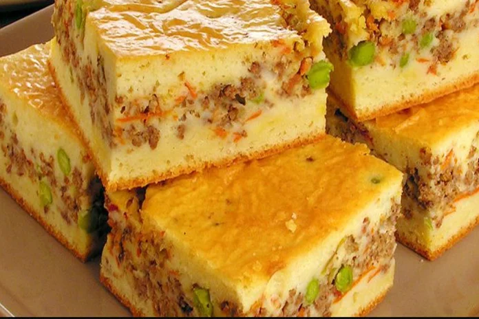 torta de carne moída