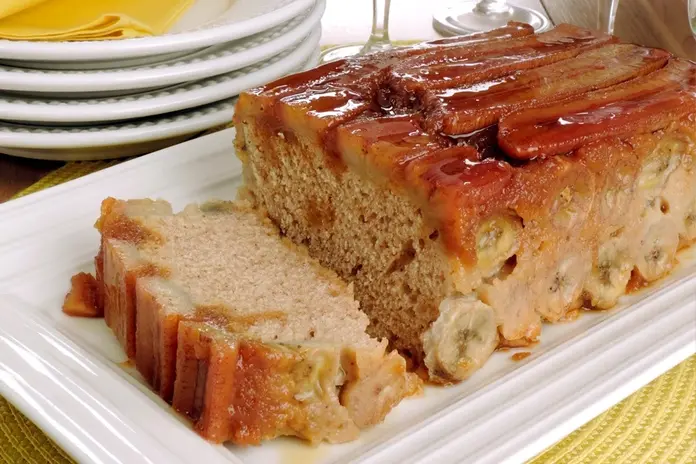 bolo de banana fofinho de liquidificador