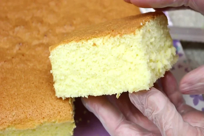 pão de ló leve e fofinho
