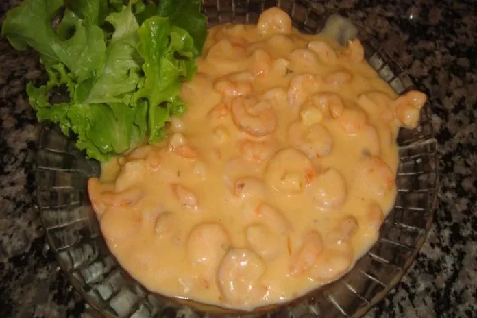 camarão ao creme de leite