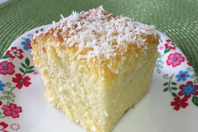 bolo de coco molhadinho
