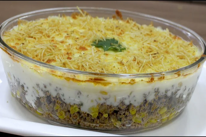 fricasse de carne moida com requeijao cremoso