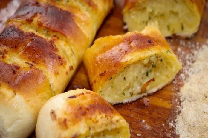 pao de alho cremoso facil