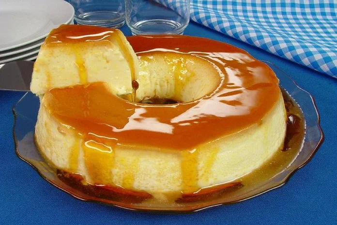 pudim de leite condensado e queijo