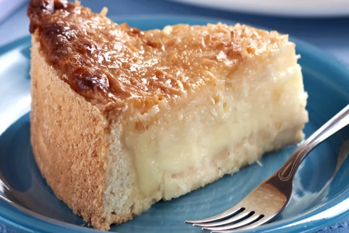 torta de coco com leite condensado