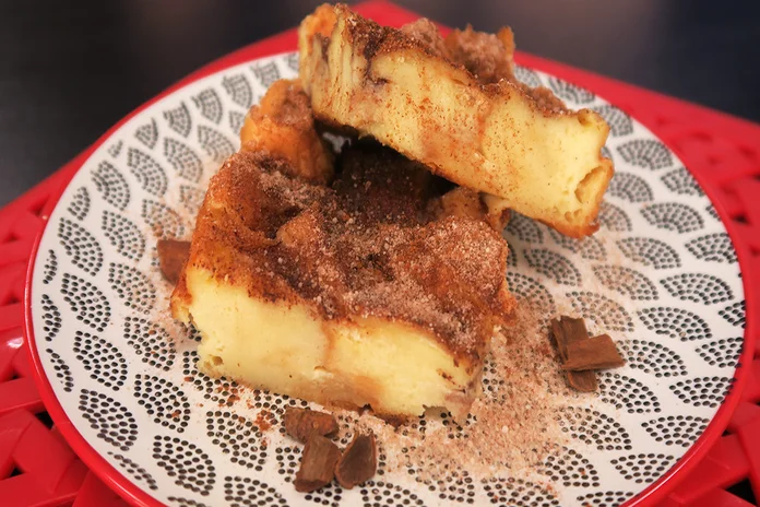 torta de rabanada de forno