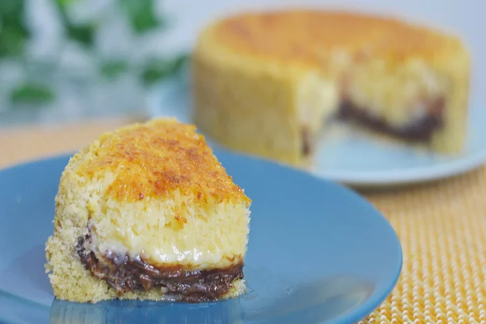 torta queijadinha com nutella