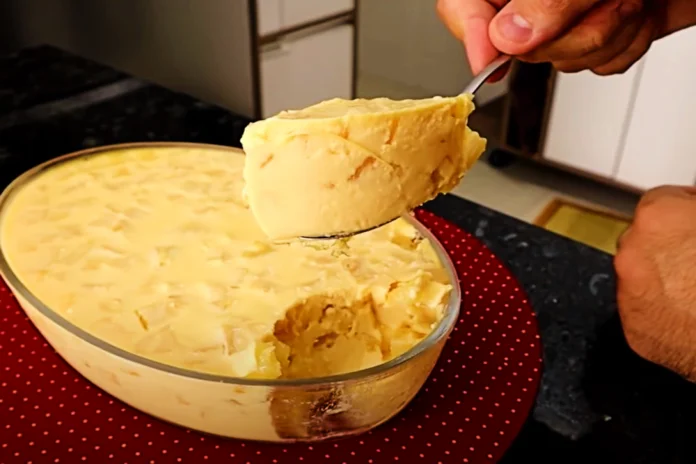 gelado de abacaxi