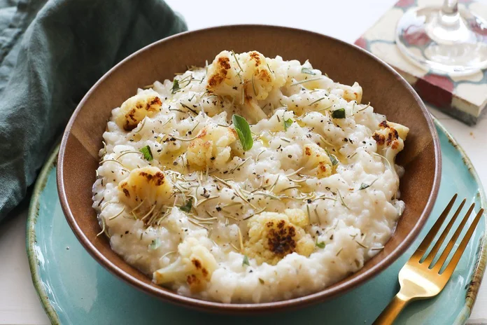 risoto de couve-flor