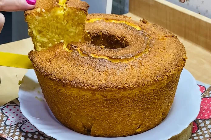 bolo de milho de lata no liquidificador