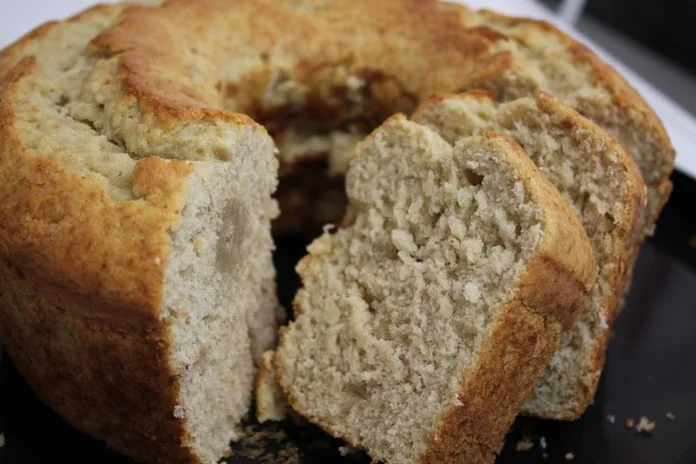 bolo light de banana