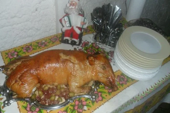 leitoa recheada de natal