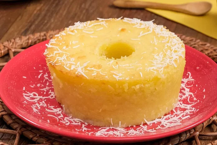 bolo de aipim com coco