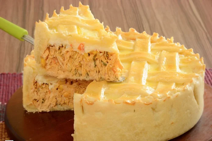 empadão de frango com catupiry