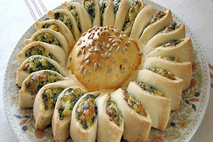 torta-aperitivo de espinafre com ricota