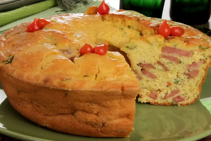 bolo salgado caipira