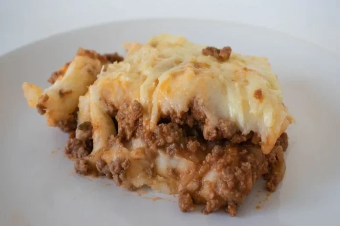 escondidinho de carne moída com mandioca