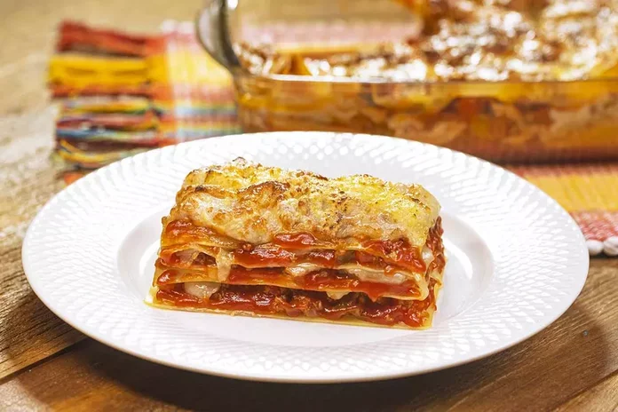 lasanha de carne moída