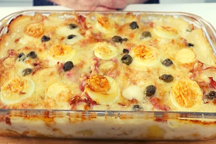 batata gratinada à portuguesa