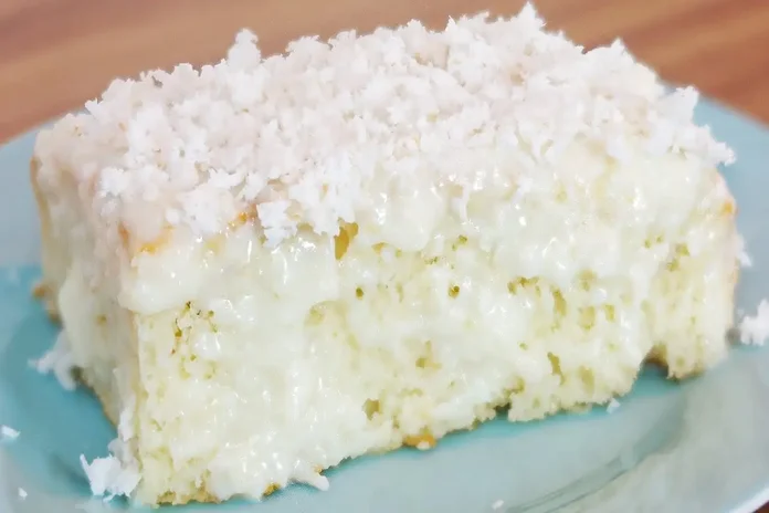 bolo gelado de coco saudável