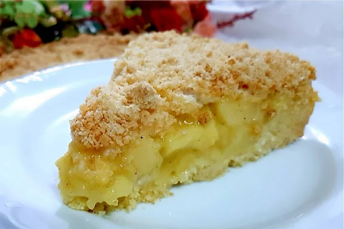 torta de maça cremosa