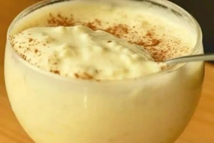 receita de arroz doce cremoso fácil