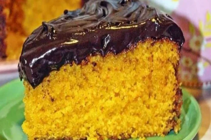 bolo de cenoura de liquidificador fofinho