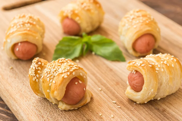 receita de enroladinho de salsicha folhado