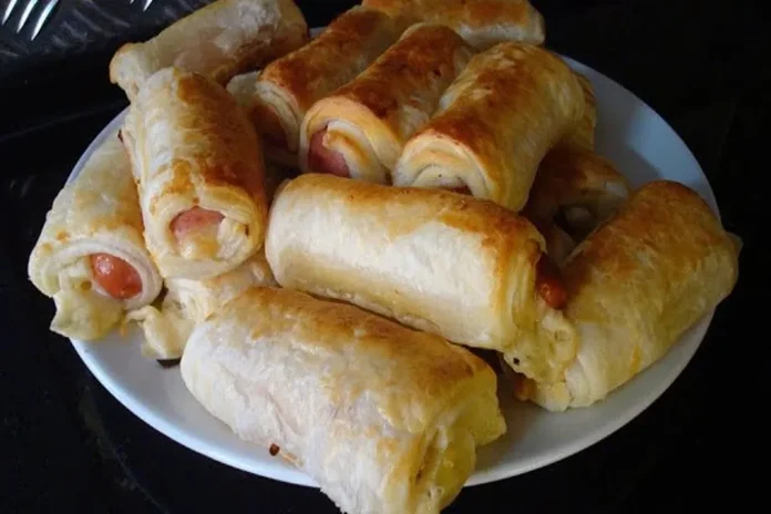 receita de enroladinho folhado
