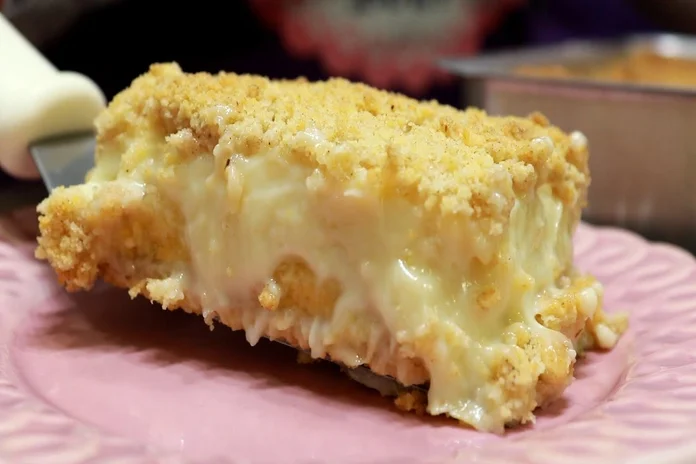 receita de torta de banana cremosa