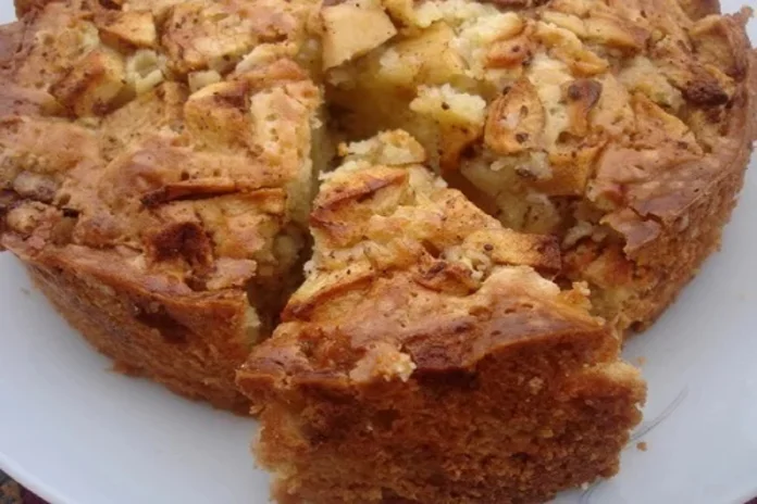 receita de bolo de maçã da vovó fofinho