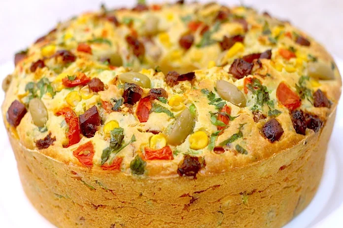 receita de bolo salgado simples e fácil uma delícia
