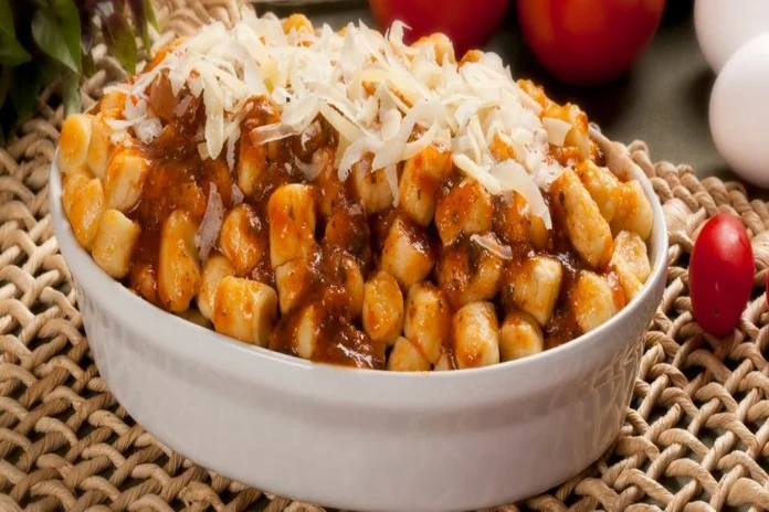 receita de nhoque à bolonhesa fácil na travessa