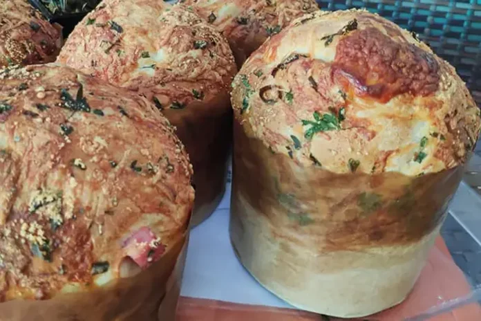 receita de panetone salgado