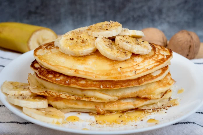 receita de panqueca de banana