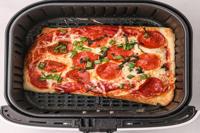 receita de pizza na airfryer fácil e deliciosa