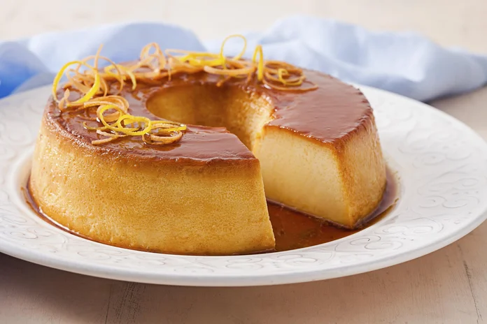 receita de pudim de laranja