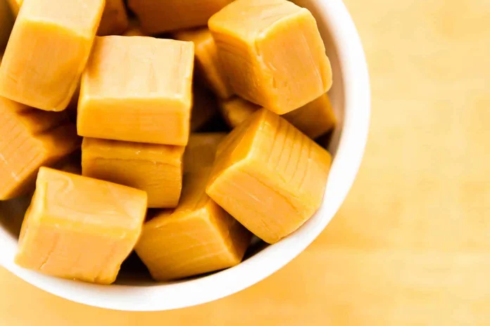 receita de bala de caramelo fácil
