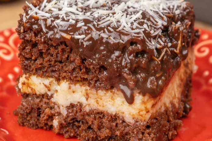 receita de bolo gelado de chocolate