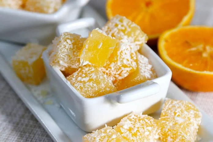 receita de docinho de laranja
