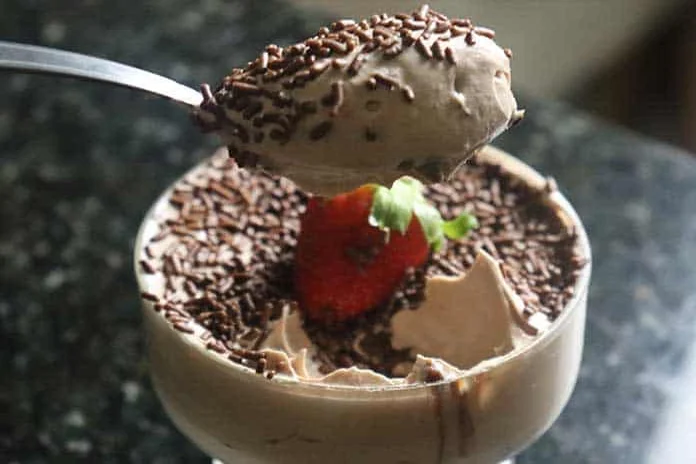 receita de moça cremosa de chocolate