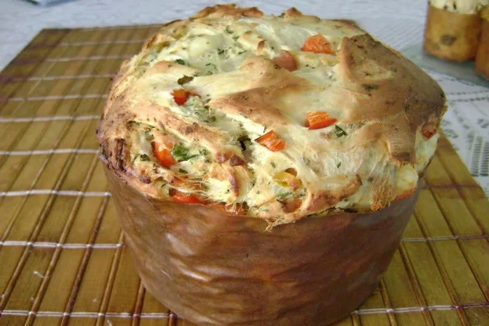 receita de panetone salgado fácil e rápido