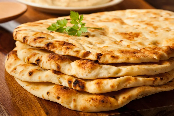 receita de pão naan indiano