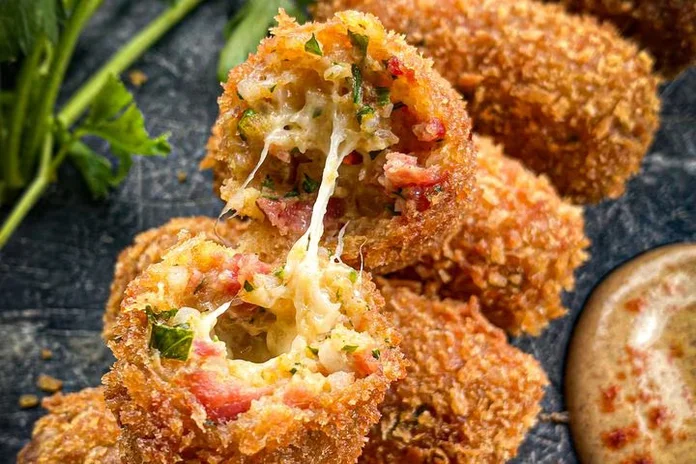 receita de bolinho de arroz com calabresa e queijo