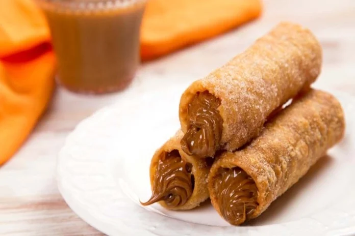receita de canolli de doce de leite