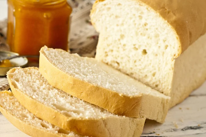 receita de pão de forma branco