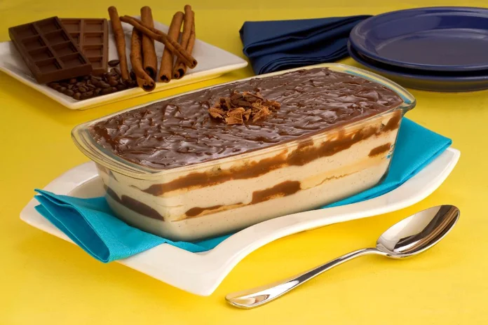receita de pavê de chocolate com café e canela