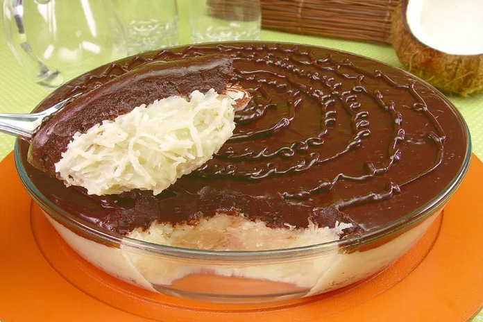 receita de prestígio gelado na travessa