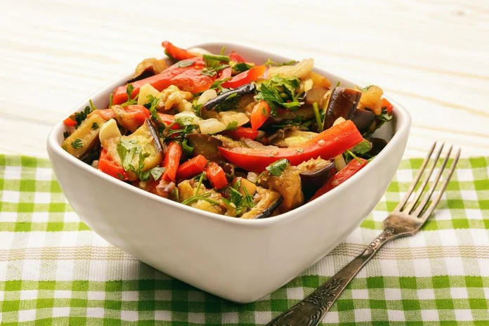 receita de salada de berinjela fácil