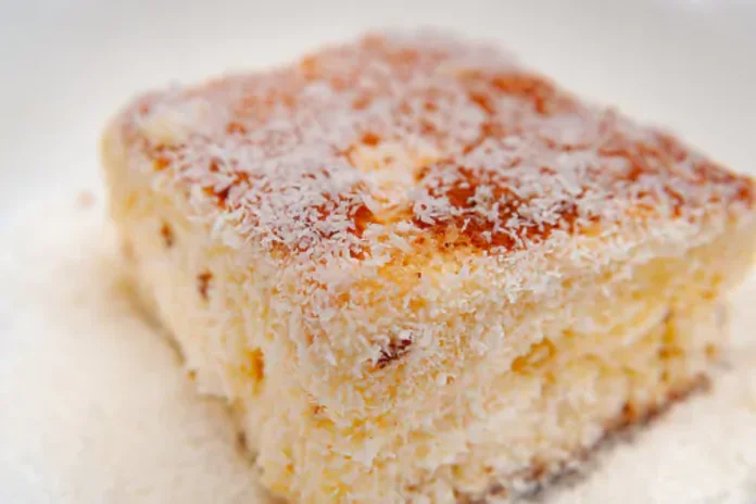receita de bolo de maisena com coco leve fofinho e prático